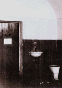 Камера тюрьмы Трубецкого бастиона. 1918 г.