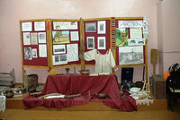 Экспозиция школьного музея "Макариха"
